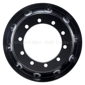 Roda de Aluminio Preta - DAF 0916146