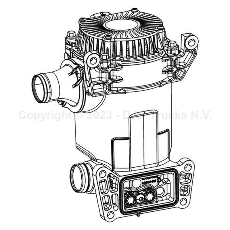 M dulo de ventila  o do c rter com elemento filtrante - PACCAR 2299008  0