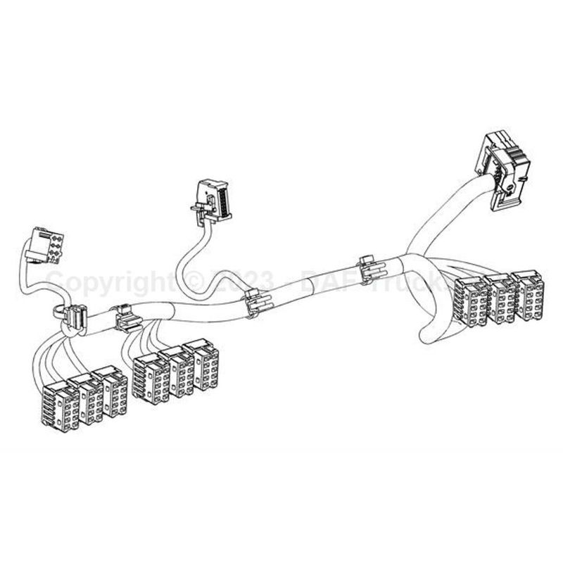 Chicote El trico para Cabine - DAF 2145996  3